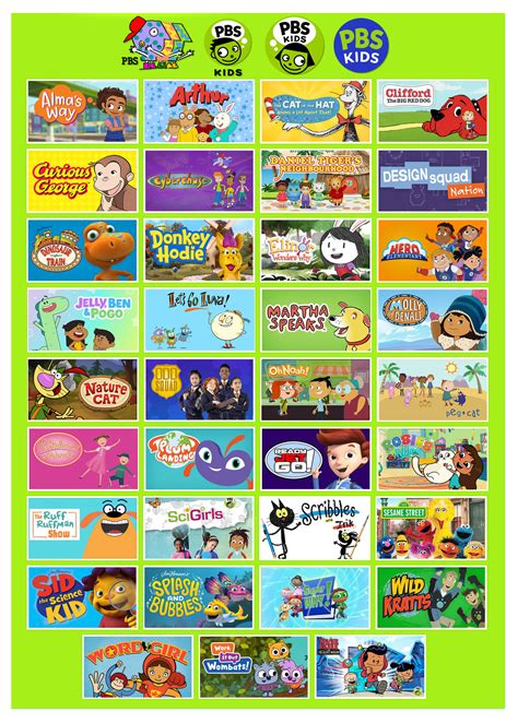 pbs kids all shows archive